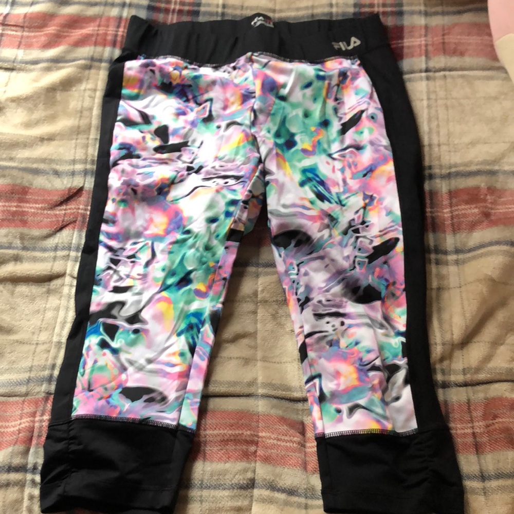 Tie dye yoga pants